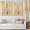 Designart - Vintage White Orchid I - Traditional Print on Natural Pine Wood